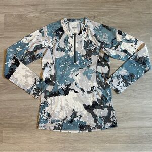 Prois Hunting Women’s Blue Solas Ultra-Light 1/4 Zip Pullover - XS